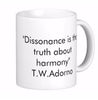 Adorno Quote White Coffee Mugs