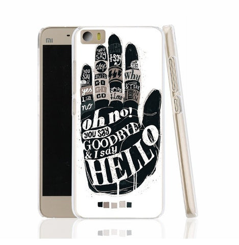 Hand Oh No You Say Goodbye I Say Hello Cell Phone Cover