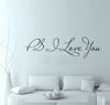 PS I Love You Wall Art Decal Home Decor Famous & Inspirational