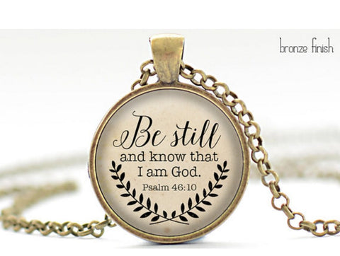 Bible Verse Necklace