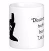 Adorno Quote White Coffee Mugs