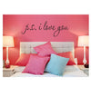 PS I Love You Wall Art Decal Home Decor Famous & Inspirational